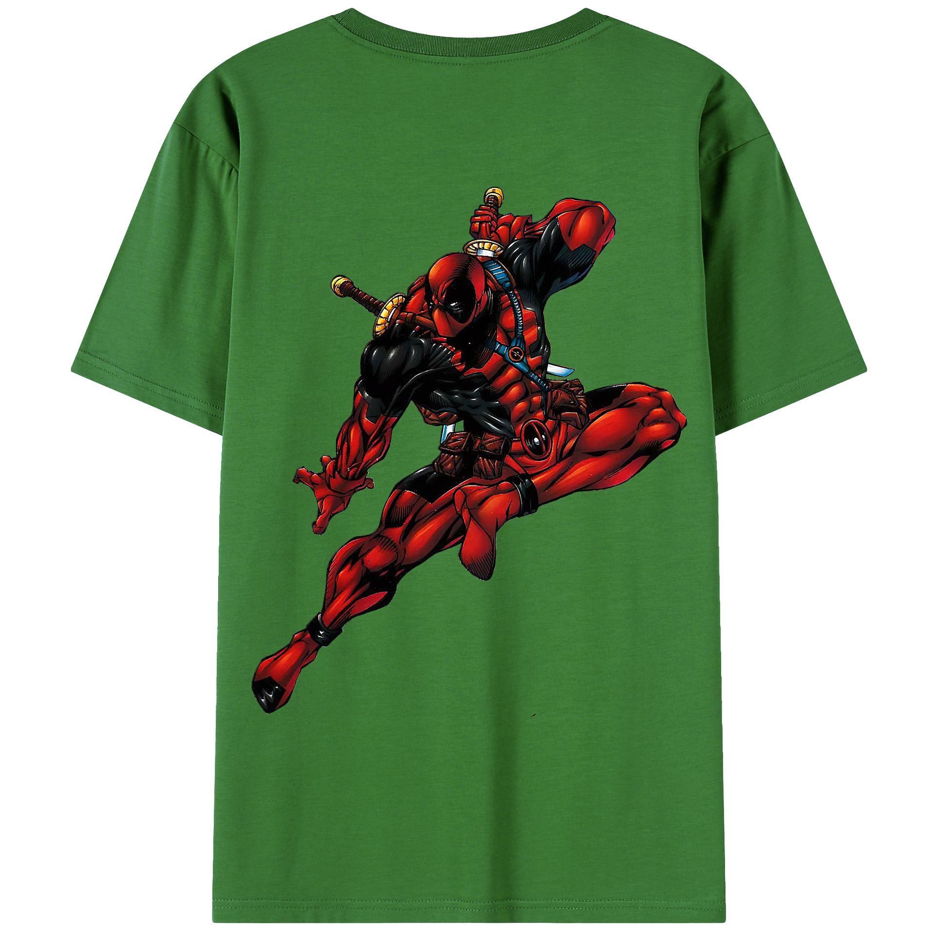 （画像用） Deadpool デッドプール レディース半袖Tシャツ(バックプリント)